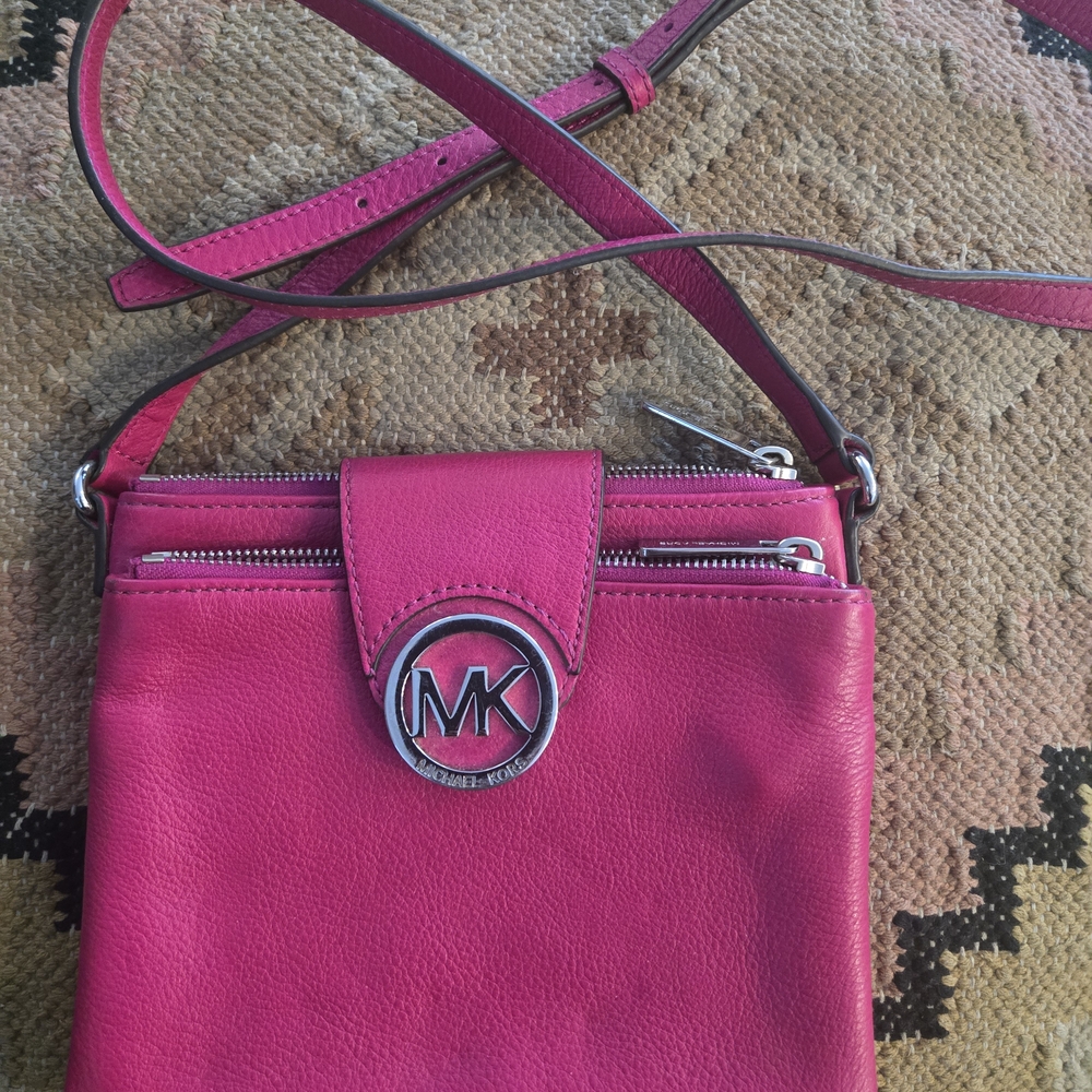 Michael Kors Fuchsia Crossbody Bag